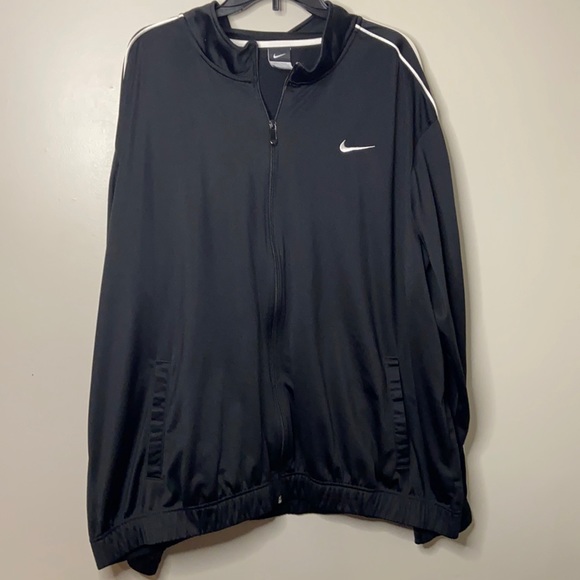 Nike Other - Nike Black Full Zip Track Jacket with Pockets Size XXL